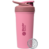 Rogue Pink Sport Stainless insulated protein shaker cup. | Color#Pink Rogue